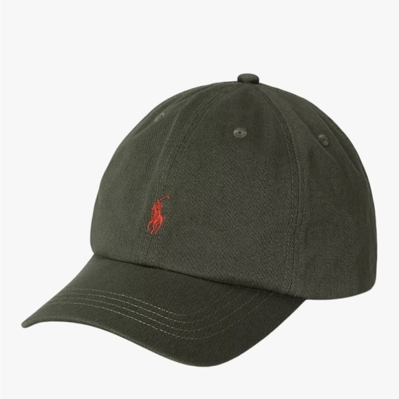 Ralph Lauren Other - Ralph Lauren Polo Baseball Cap with Orange Logo Unisex Size 8-20